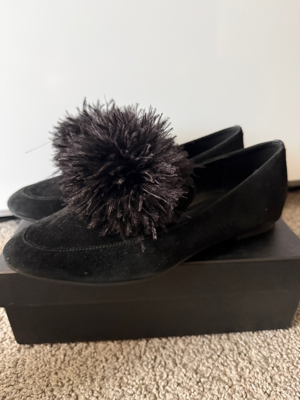 Michael Kors suede pom pom loafers - Picture 5 of 7